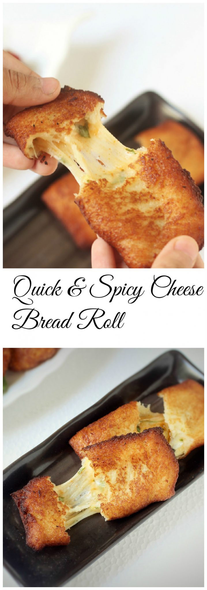 Easy and Spicy Cheese Bread Roll