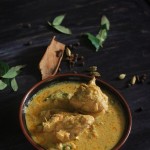 A very flavorful and delicious kerala style chicken curry made with warm aromatic spices and coconut milk.