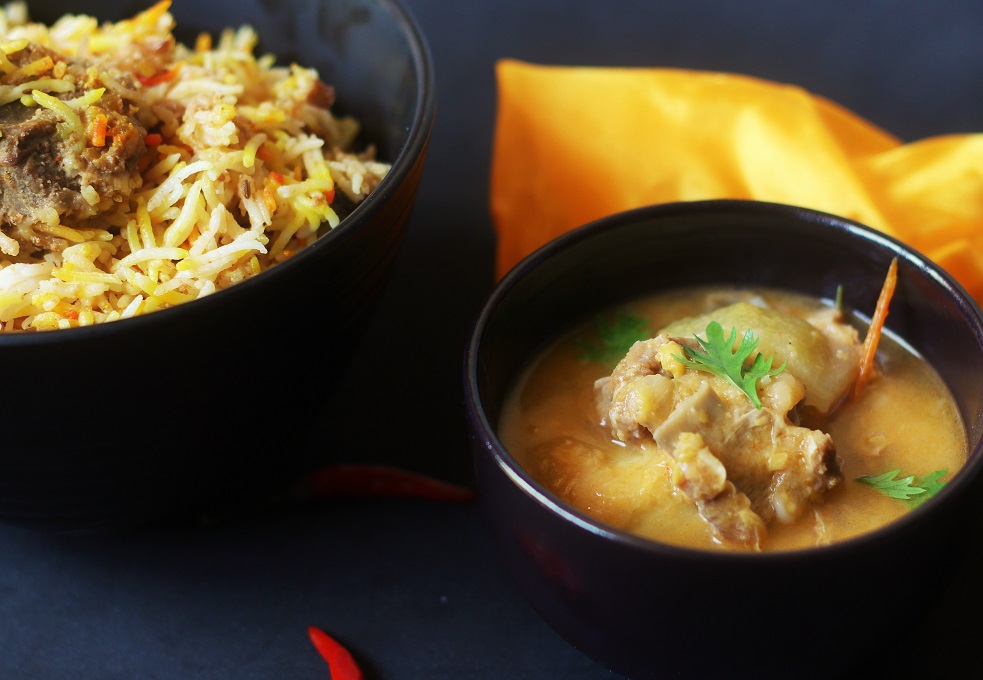 Mutton Dalcha Recipe-A Tasty Dal Curry made with adding mutton to it.