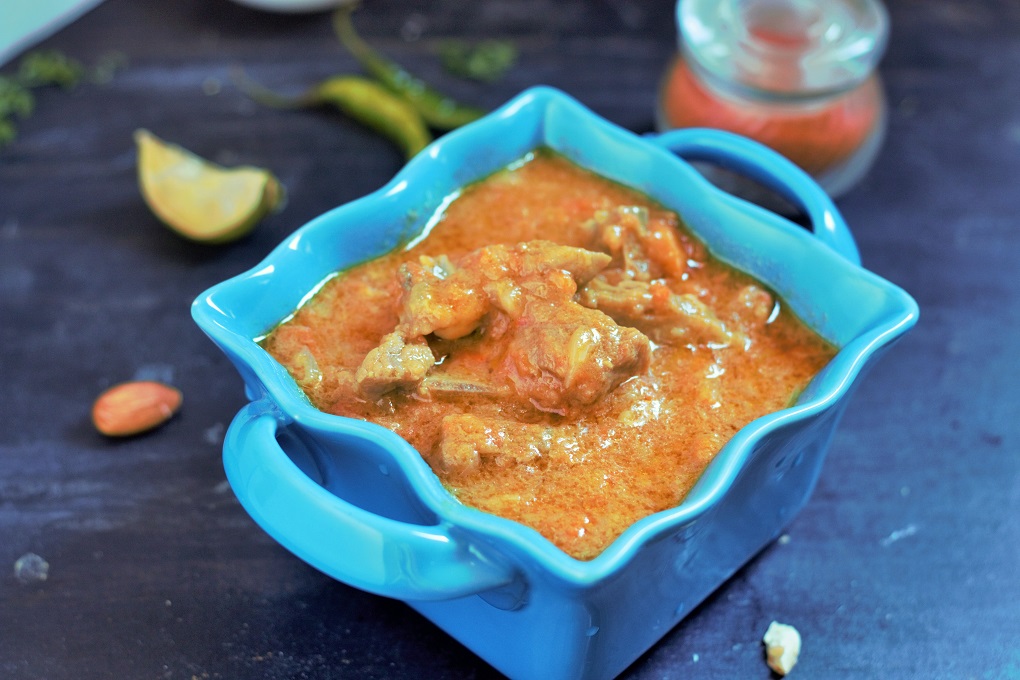 Mutton Kulambu recipe - mutton kuzhambu. A simple and delicious South Indian Mutton Curry recipe made with simple spices and tamarind based gravy.
