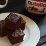Simple 3 ingredient Nutella Fudge Cake recipe