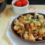 Cauliflower Poriyal recipe-How to make cauliflower poriyal