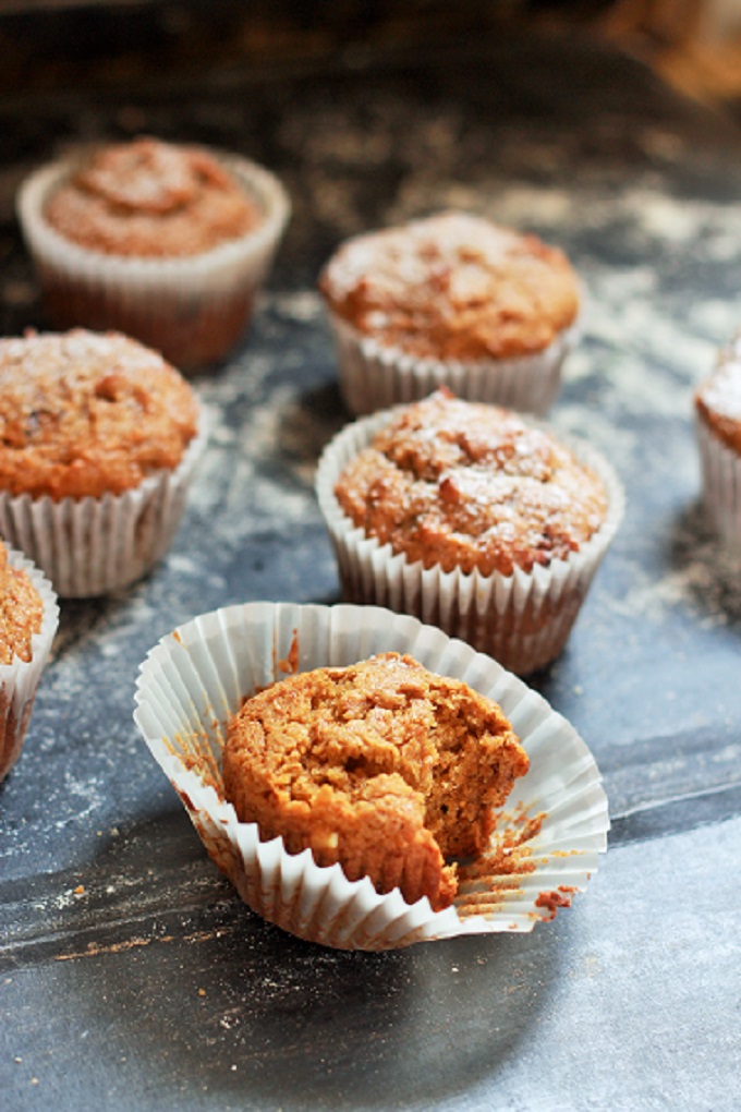 Whole Wheat Dates Muffins recipe with Figs and much more. A delicious whole - wheat flour muffins and not to forget the dried fruits and nuts that would make a perfect Breakfast on the go. Never miss breakfast with this just grab and go muffins.
