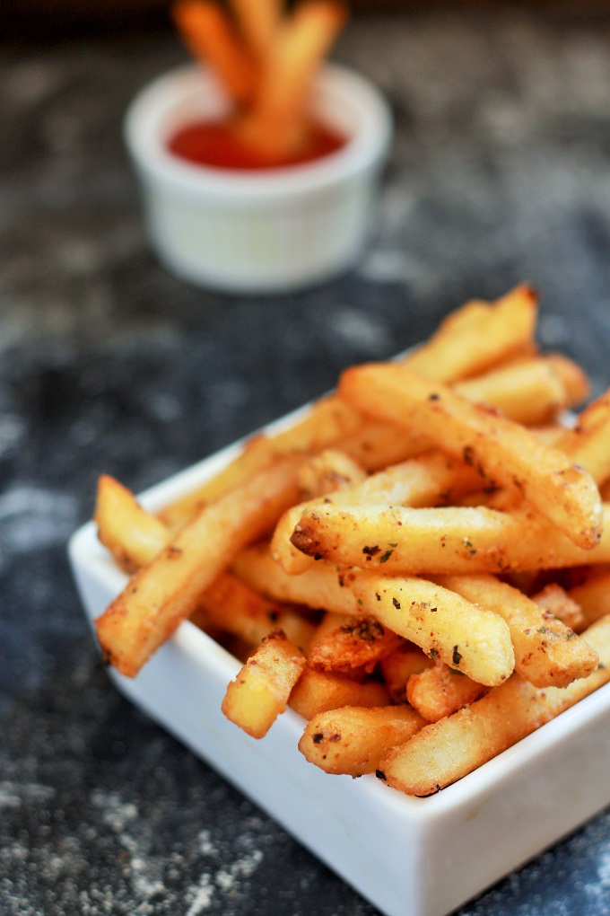 Popeye's Homemade French Fries Recipe. This is my humble attempt to make the world famous fries at home as closest as possible. These are easy copycat french fries made from scratch! These are the best fries you will ever have!!
