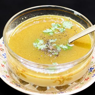 Mutton Soup recipe is a soup made from the bones of lamb. It is a clear soup that is very delicious and tasty. The Traditional Mutton Soup in South Indian Style is how my Ammi would make it.