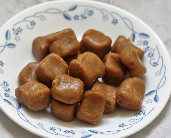 Chewy Caramel Candy made only with 2 ingredients is surely any sweet lovers delight.