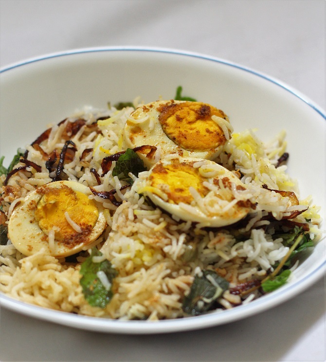 Simple Egg Biryani Recipe, Anda Biryani - Fas Kitchen