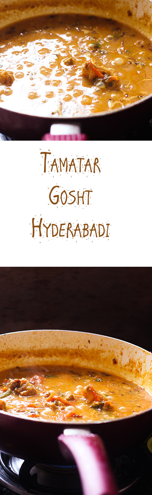 Tamatar Gosht Recipe, Hyderabadi is a delicious and aromatic dish that gets ready pretty quickly. Made with tomatoes, this recipe goes well with any kind of rice or roti.