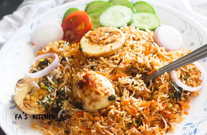 Egg Dum Biryani recipe, a very tasty and easy biryani preparation that gets ready in a jiffy. You will amazed at how easy and how tasty this recipe is.