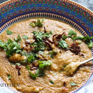 Hyderabadi Haleem Recipe, a delicacy which you can never miss if you ever want a taste of Hyderabadi food. The traditional haleem is a must try in one's life time.