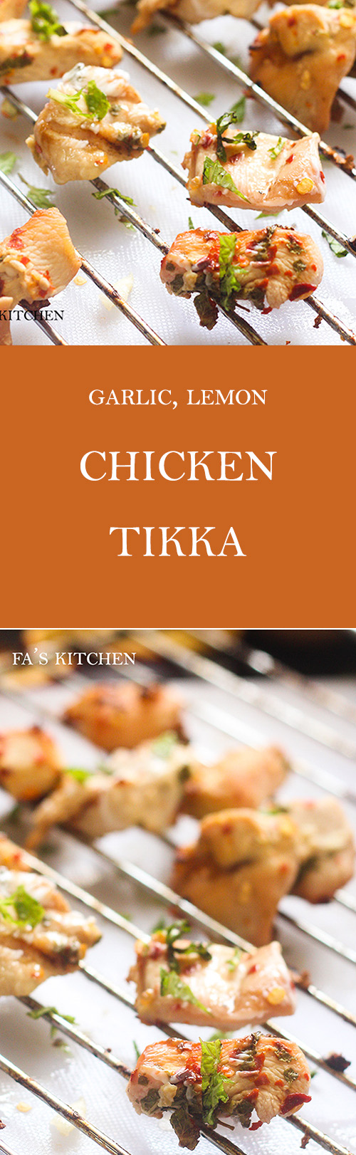 Garlic Lemon Chicken Tikka recipe, a great starter that is simply mouth watering. It is so delicious and drooling that you will never have enough of it.