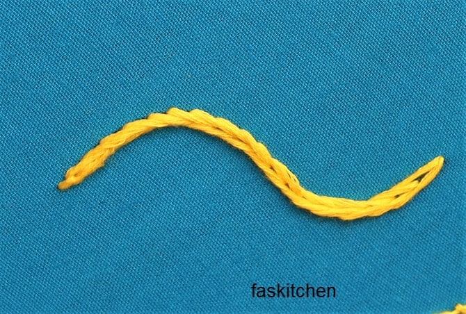 heavy chain stitch