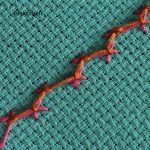 knotted herringbone stitch