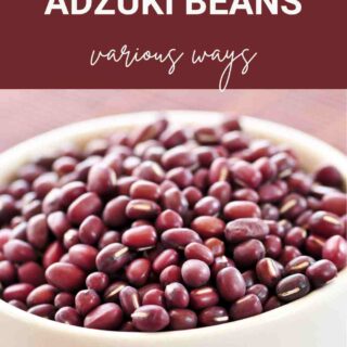 Adzuki Beans serve