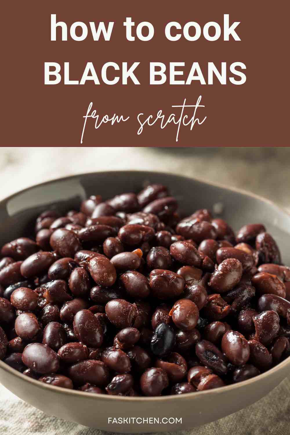 Black beans cooking