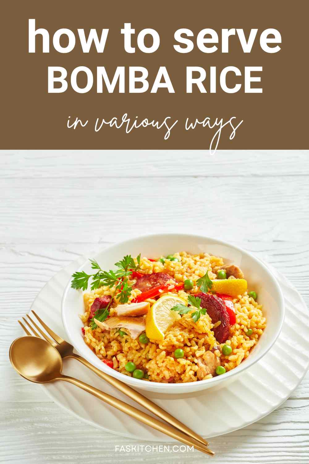 serving bomba rice