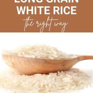 storing Long Grain White Rice