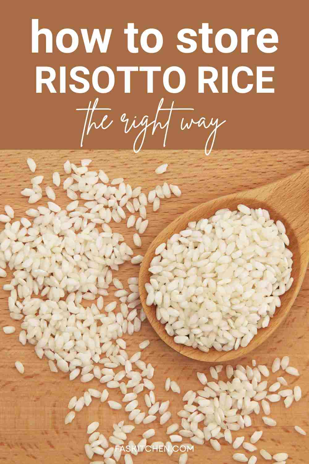 storing risotto rice
