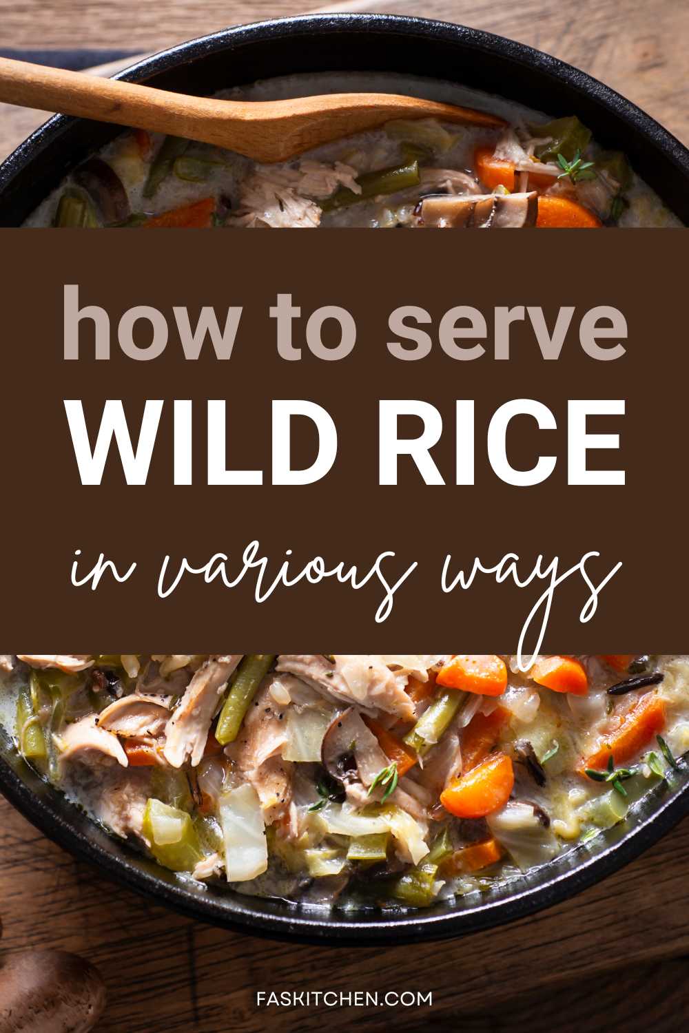 wild rice serving